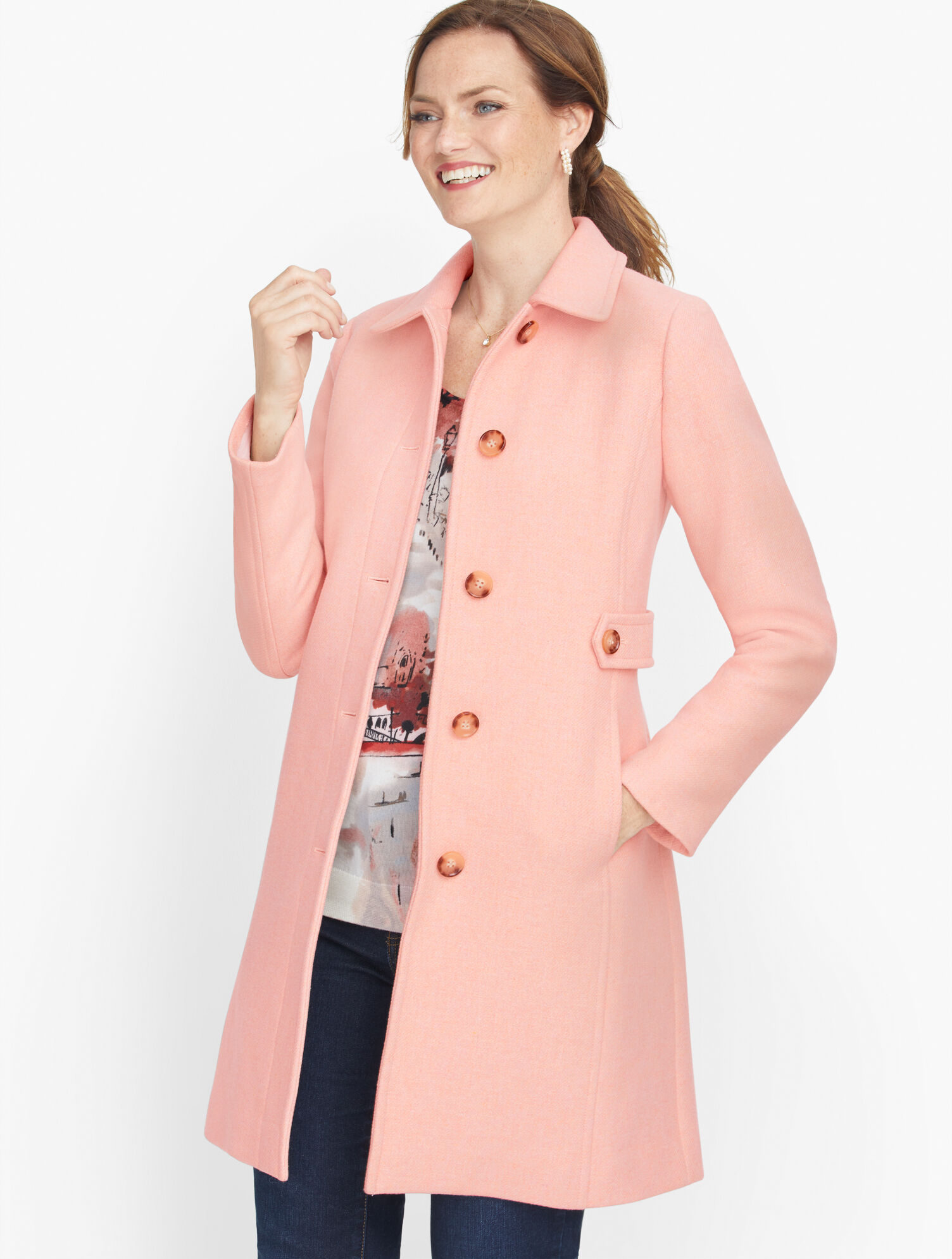 Italian Wool Lady Coat Talbots
