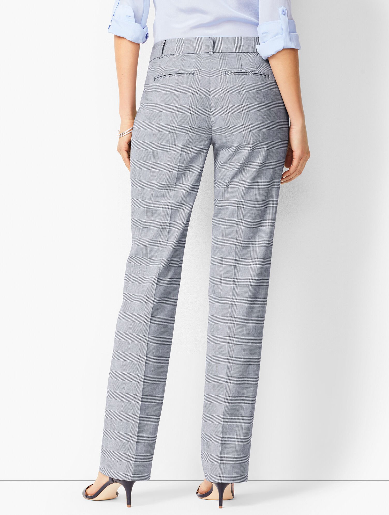 Glen Plaid Barely Boot Pants
