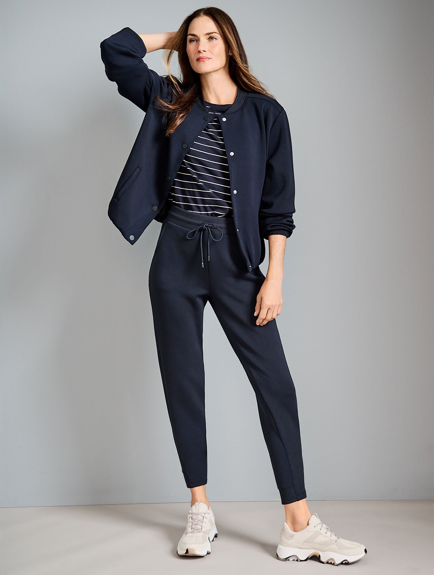 AirKnit Stretch Snap Button Front Jacket