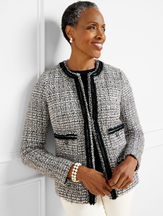 Twinkling Tweed Knit Jacket