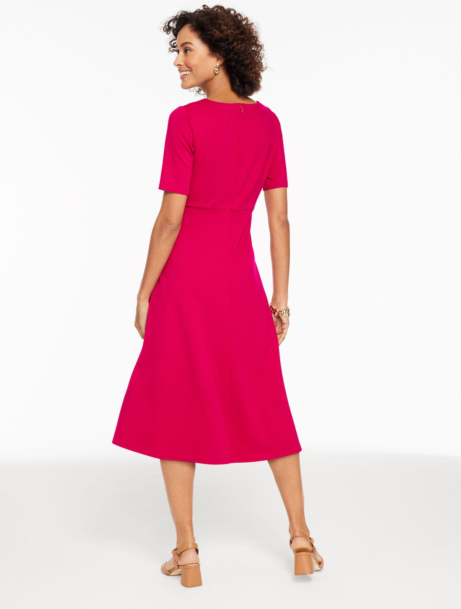 Luxe Ponte Midi Dress