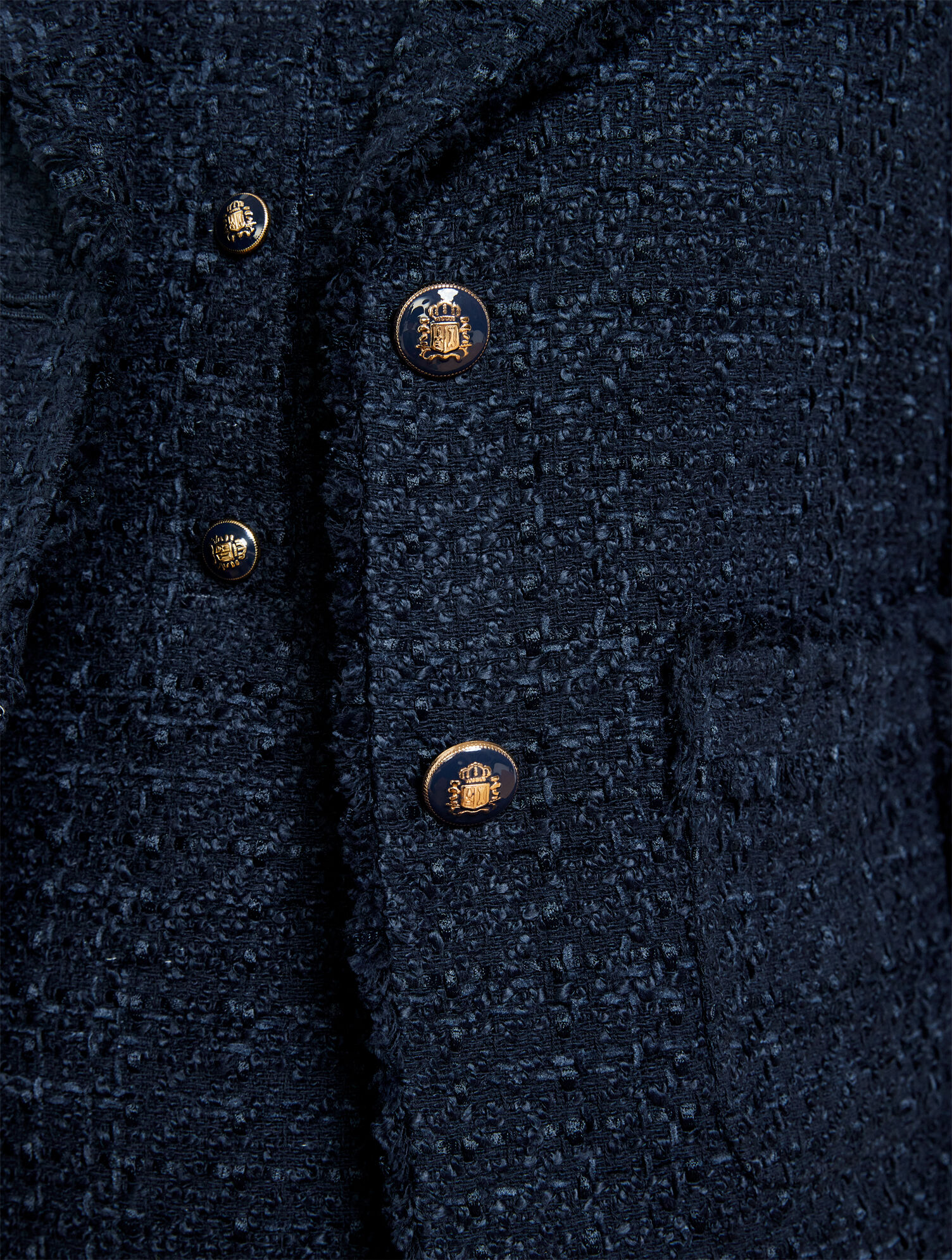 Ribbon Tweed Cropped Jacket | Talbots