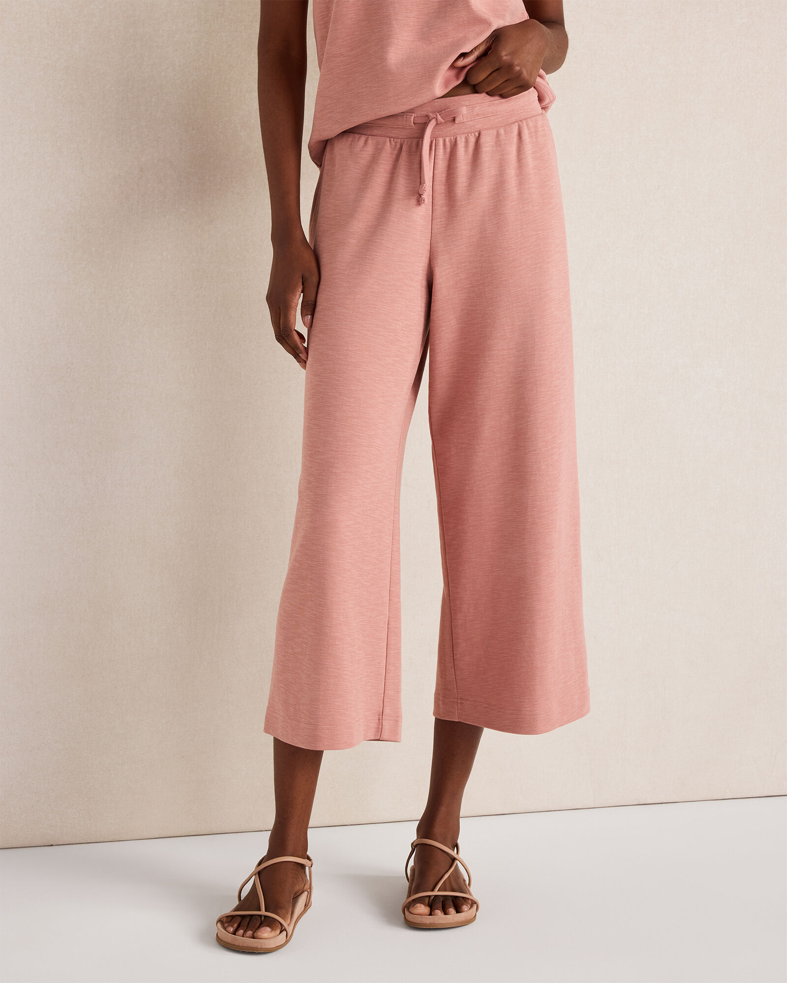 Organic Cotton Slub Interlock Pants