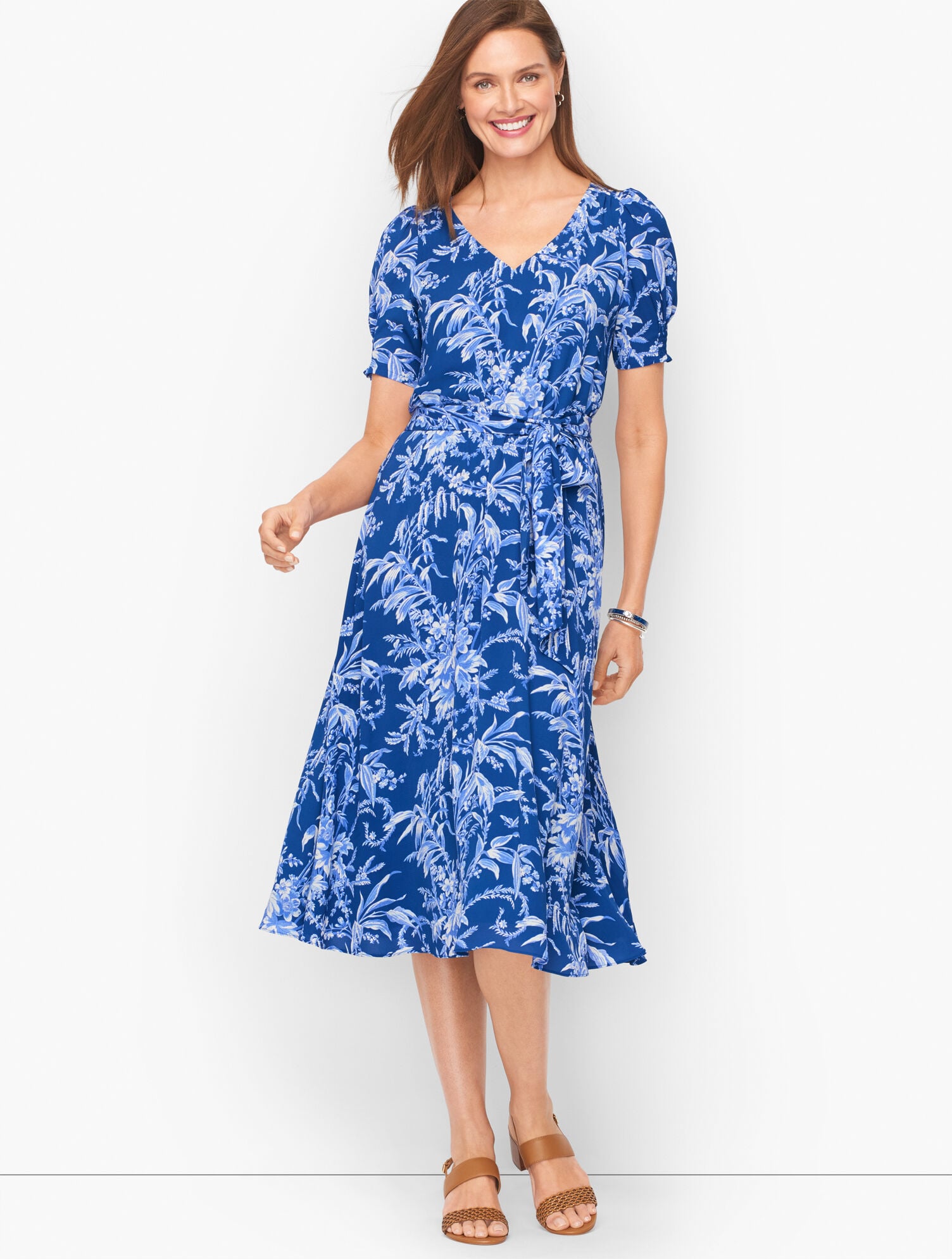 blue toile dresses Blue Easter Bunny Toile Smocked Dress