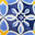 Supersoft Jersey Crewneck Tee - Moonlight Tiles