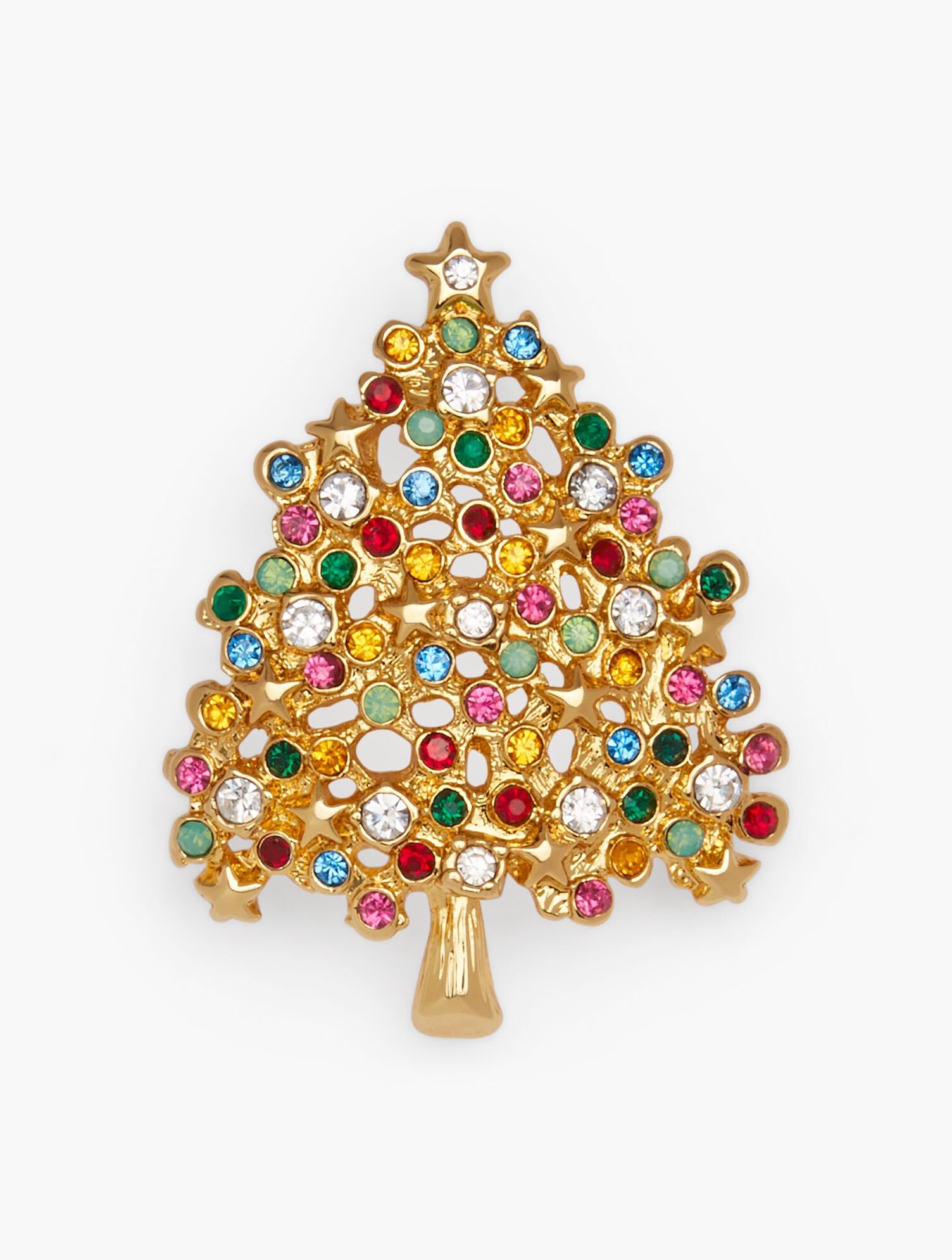 talbots christmas tree pin