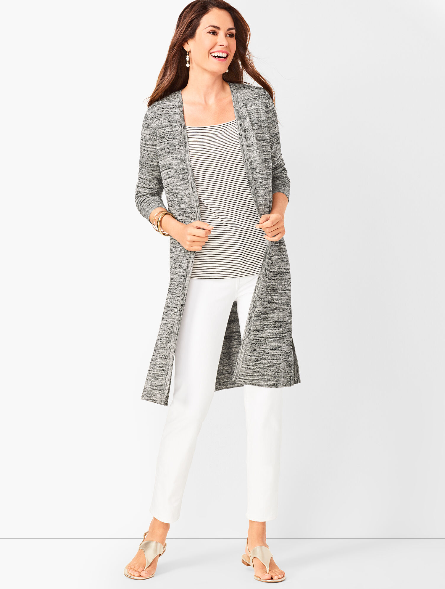 Lightweight Duster  - Marled