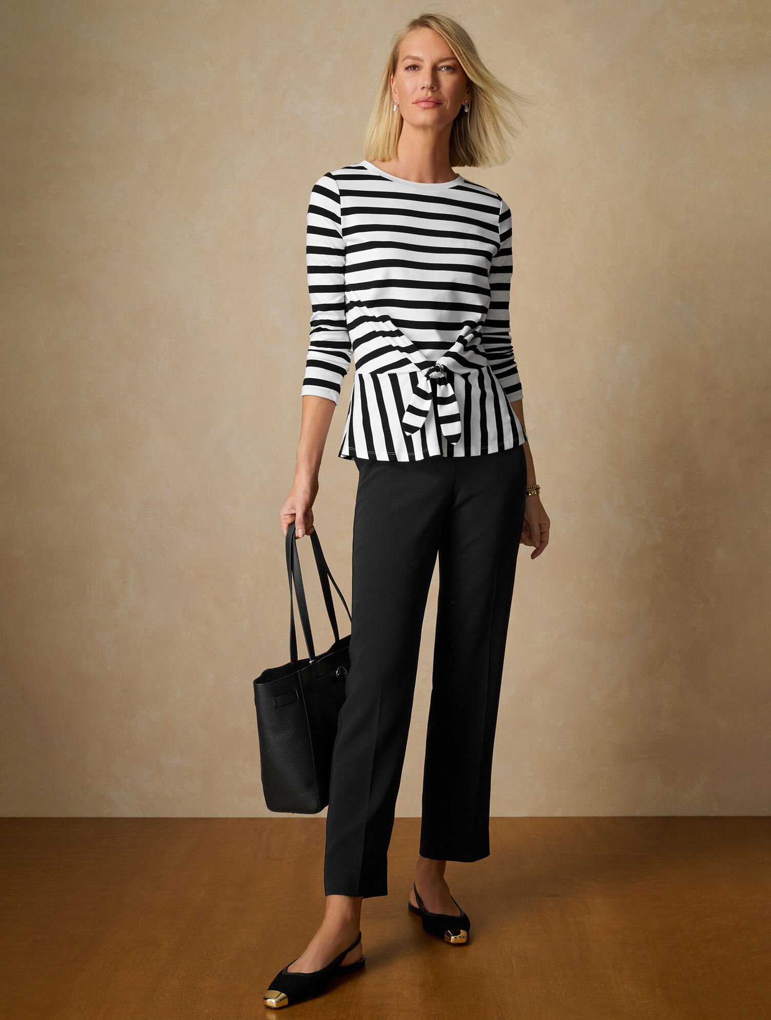 Straight Leg Easy Travel Pants