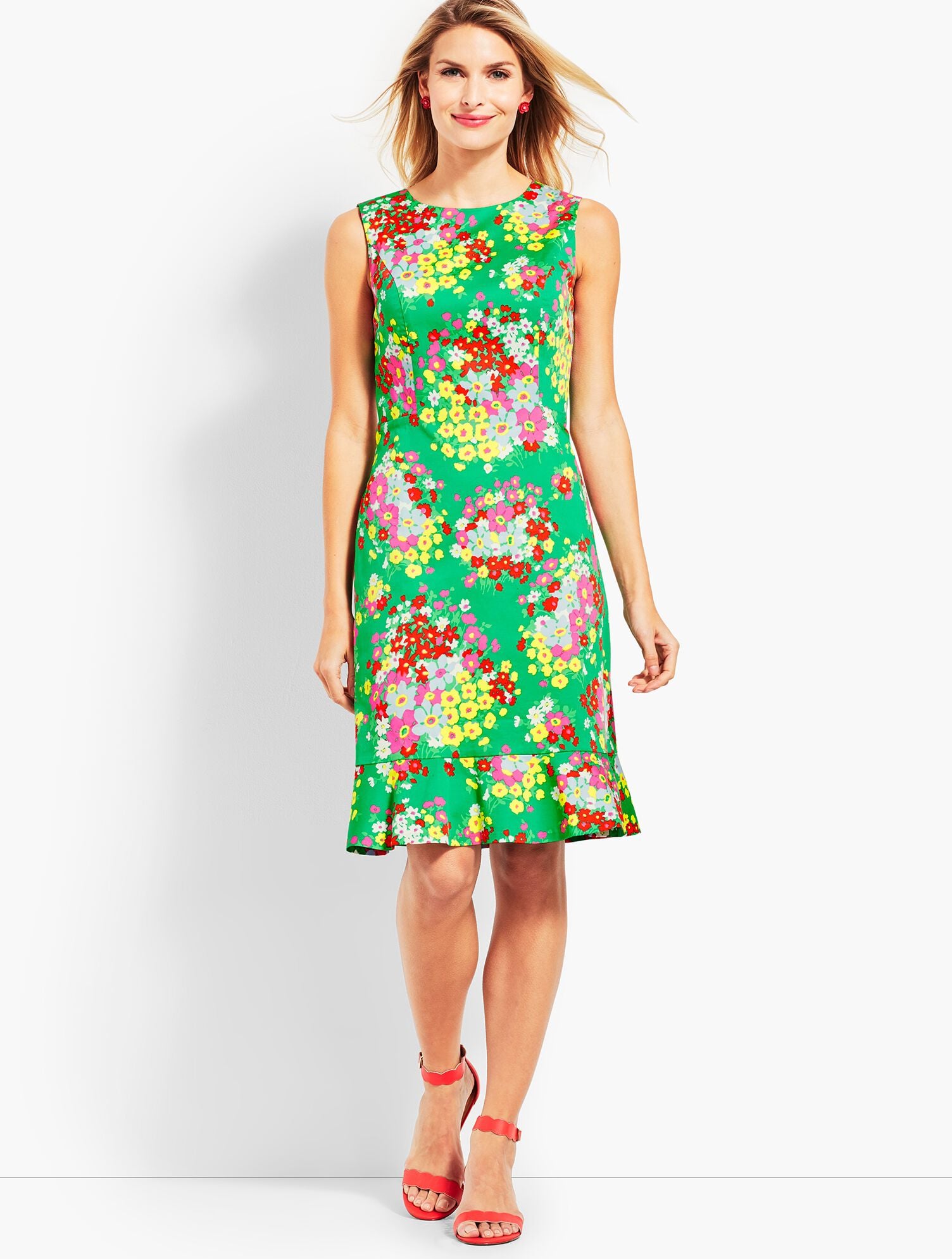 white christmas dresses Ava Presley 29201 Strapless Floral Ruffle Mini Dress