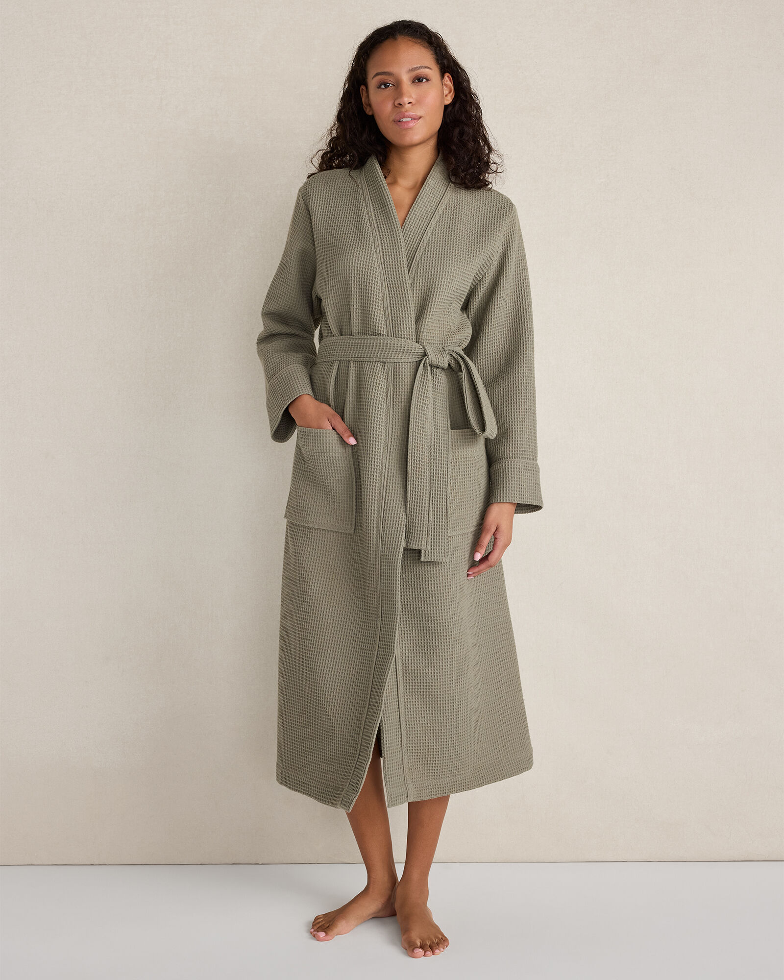 Organic Cotton Waffle Robe