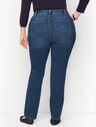 Plus Size Exclusive Straight Leg Jeans - Curvy Fit - Park Wash