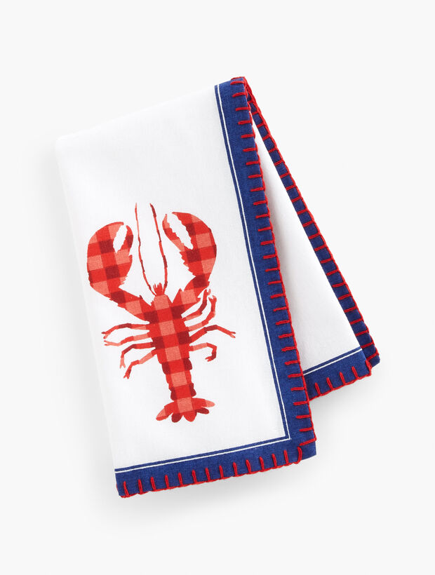 Lobster Print Fabric Napkins