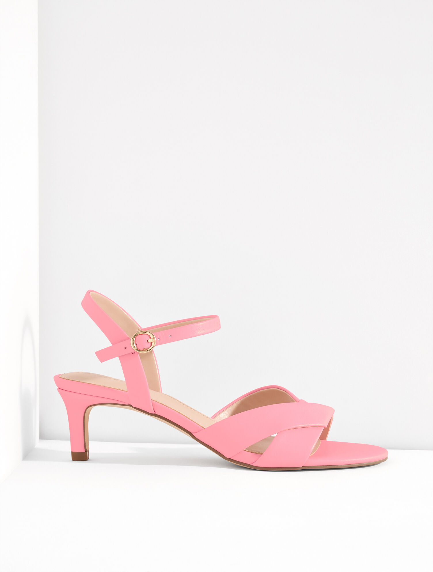 Talia Nappa Kitten Heel Sandals