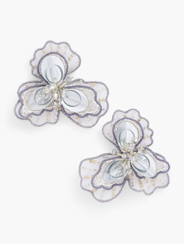 Mignonne Gavigan Embellished Poppy Stud Earrings
