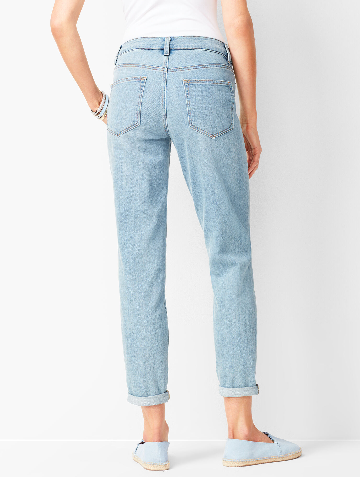 Girlfriend Jeans - Nebula Wash | Talbots