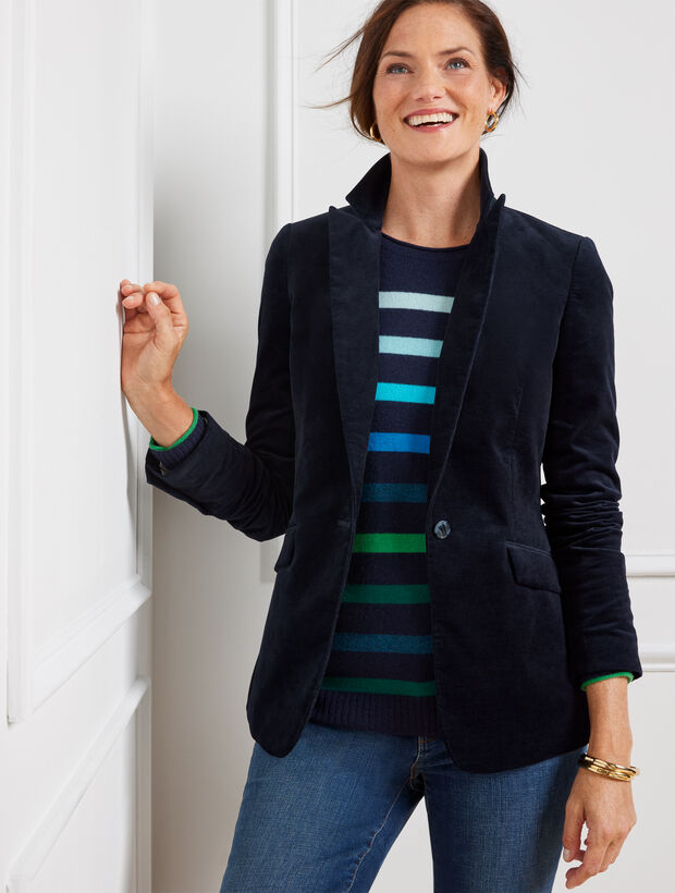 Velveteen Blazer
