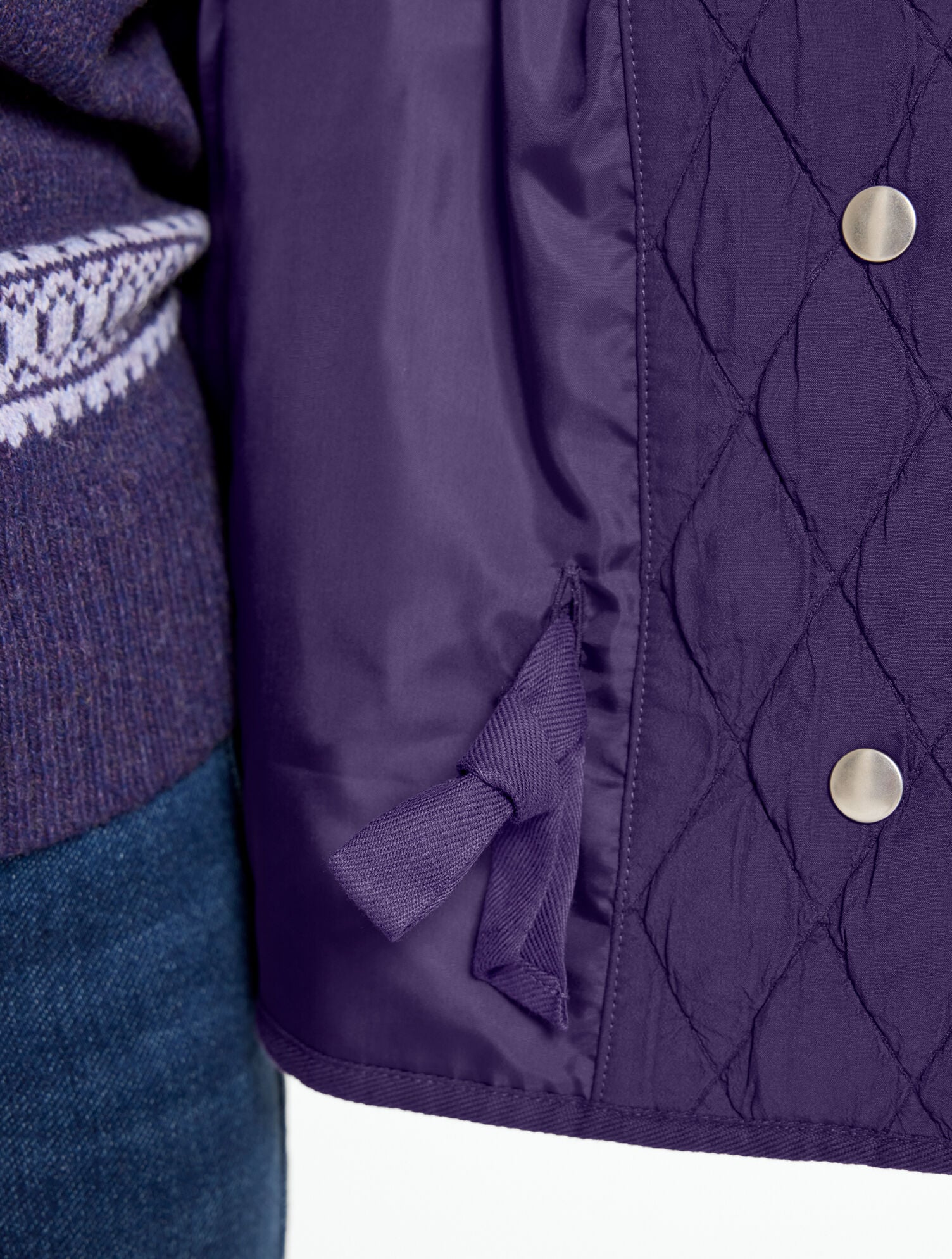 Quilted Mockneck Jacket - thumbnail 4