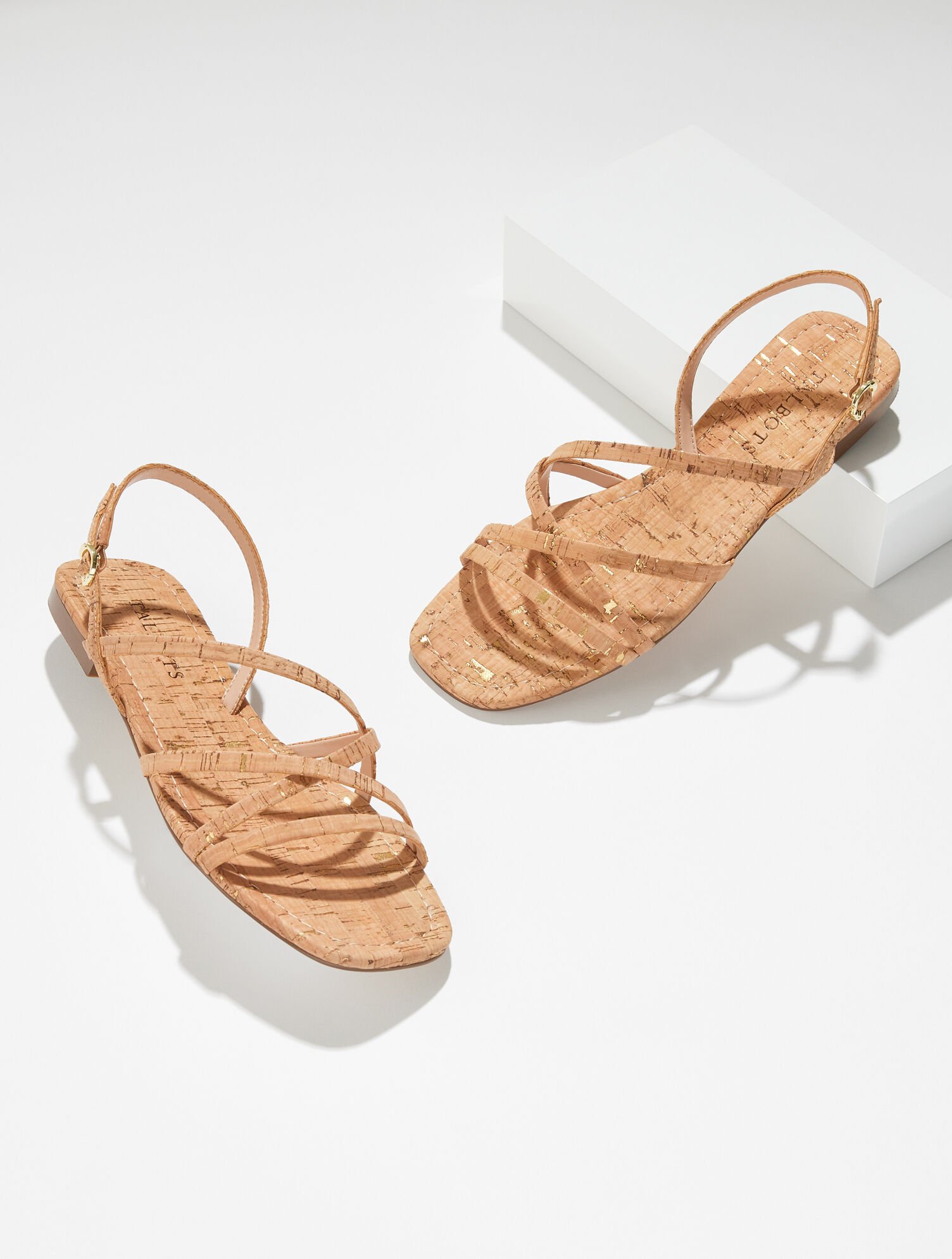 Liana Strappy Cork Flats