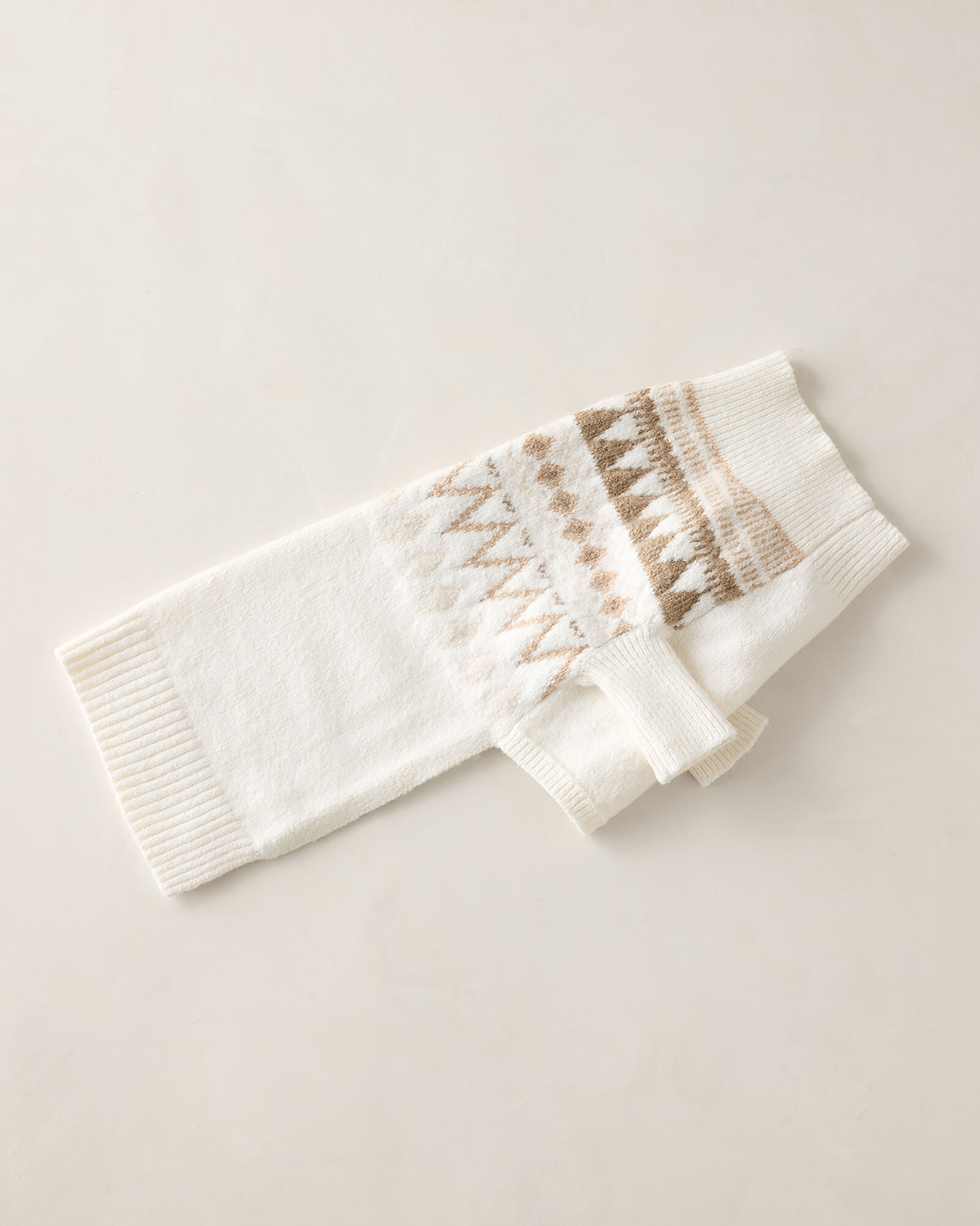 Organic Cotton Blend Fairisle Dog Sweater
