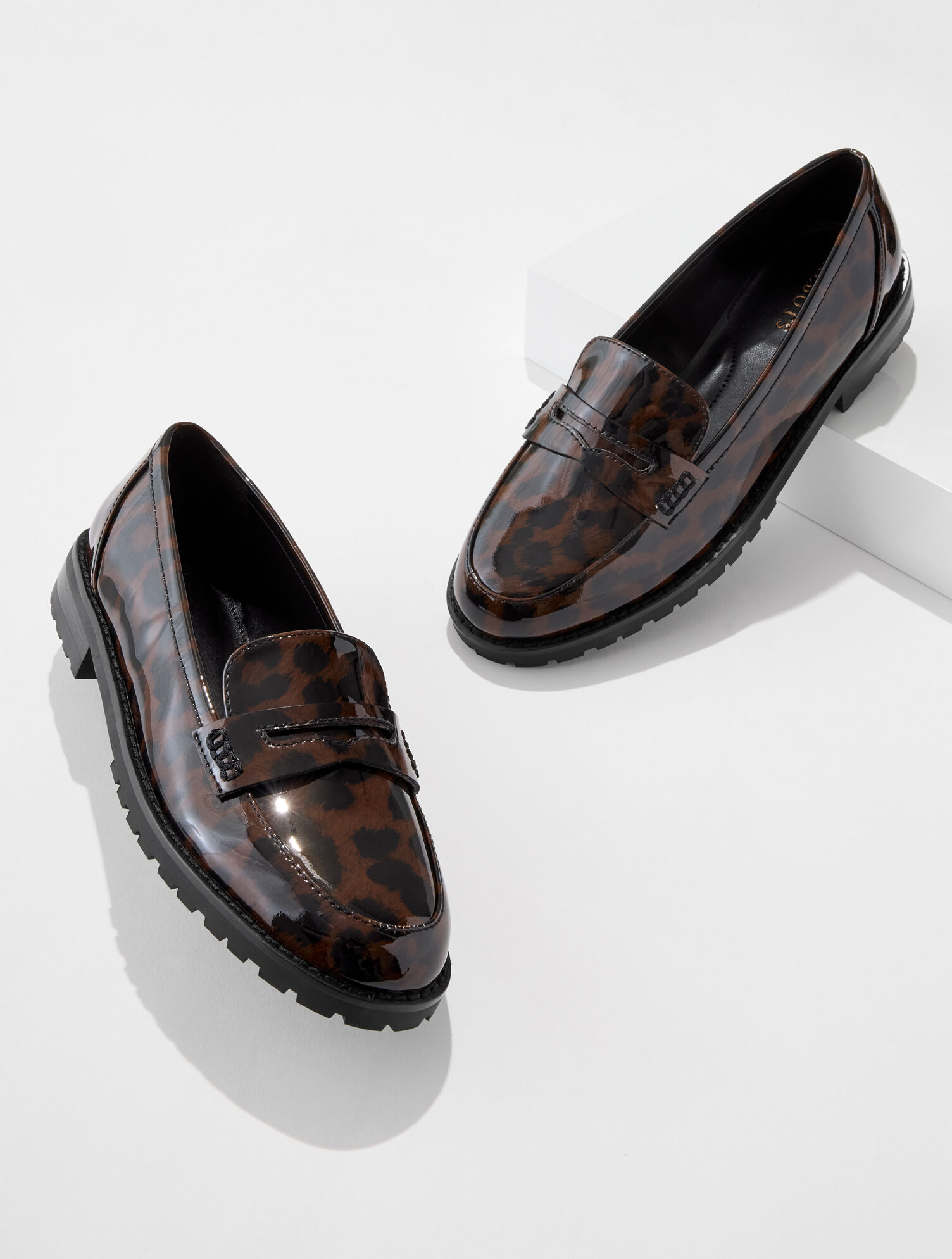 Cassidy Patent Loafers - Leopard