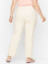 Plus Size Talbots Hampshire Ankle Pants - Lined Ivory