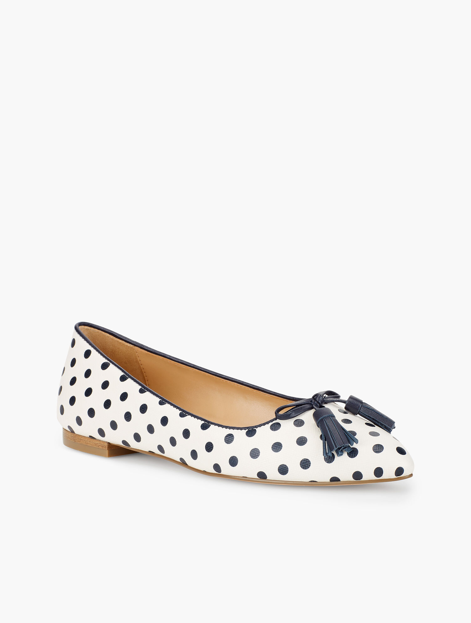 Poppy Bow Flats - Dot Print