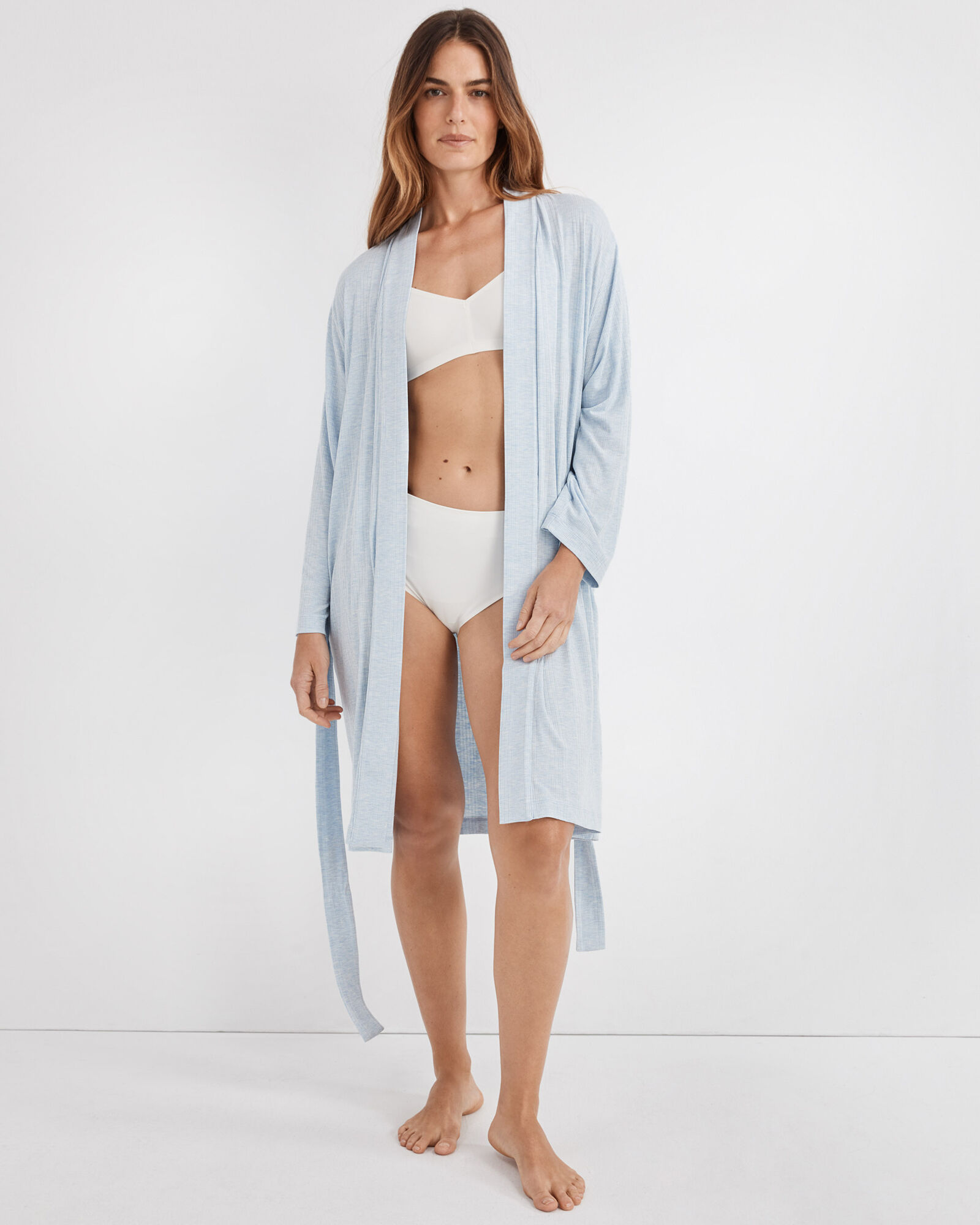 Rib Knit Modal Robe
