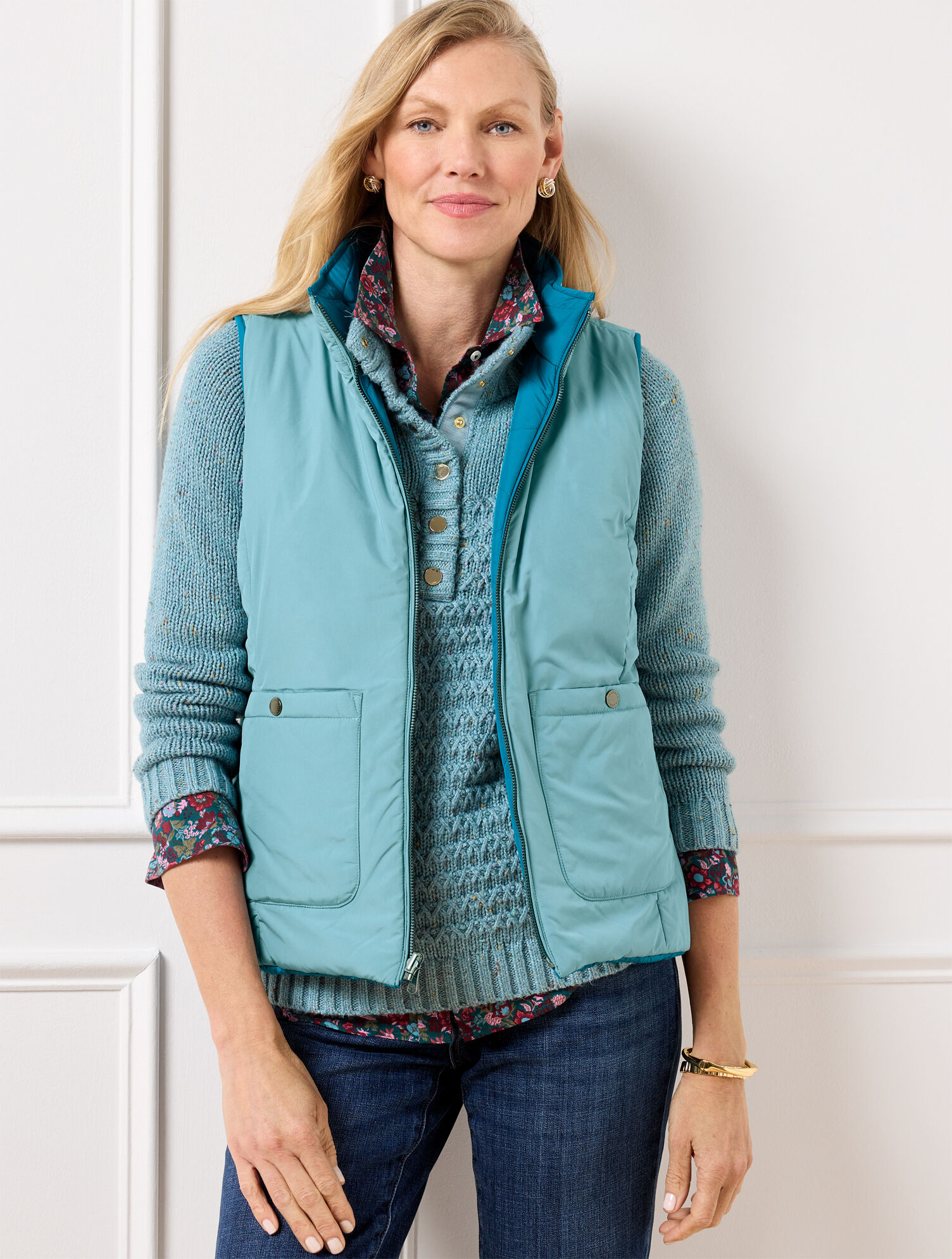 Reversible Vest | Talbots display picture 1