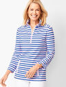 Stripe Half-Zip Pullover