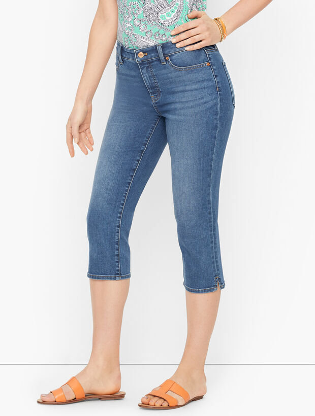 Pedal Pusher Jeans - Barrier Wash - Curvy Fit