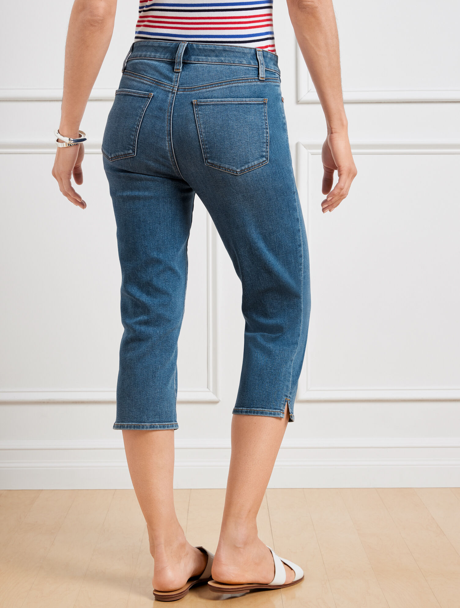 Pedal Pusher Jeans - Beacon Wash - Curvy Fit
