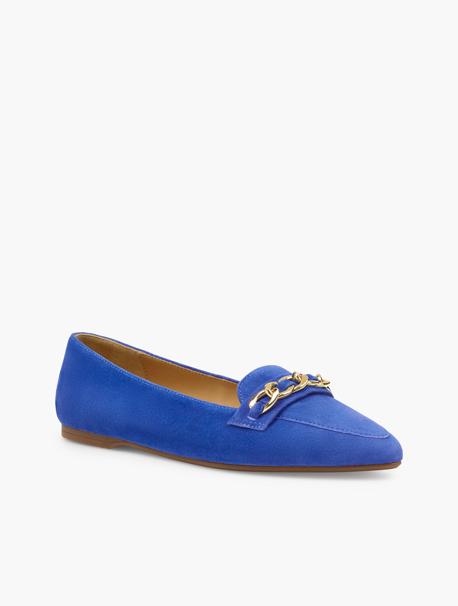 Lucy Chain Link Loafers - Suede