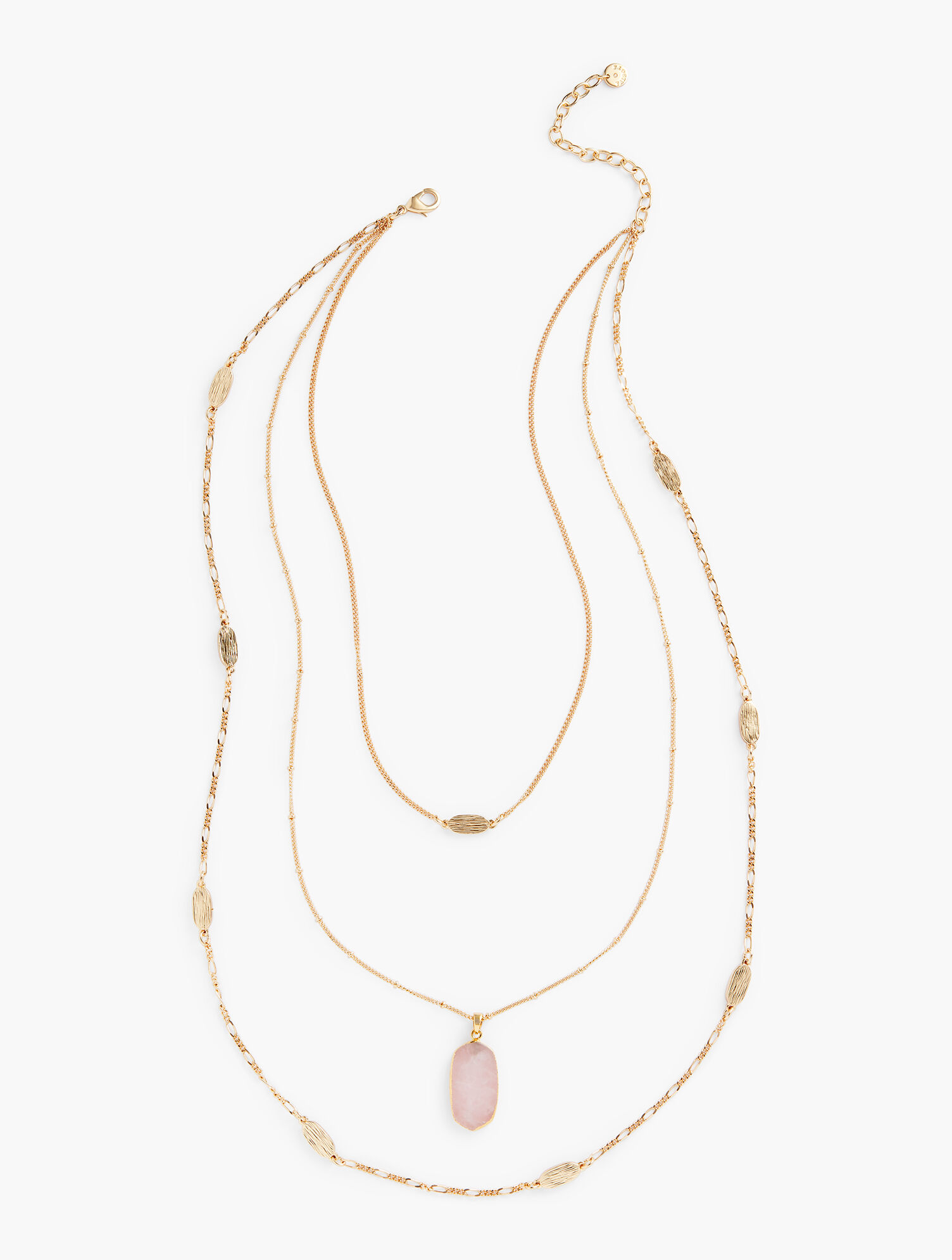 Delicate Triple-Strand Layering Necklace