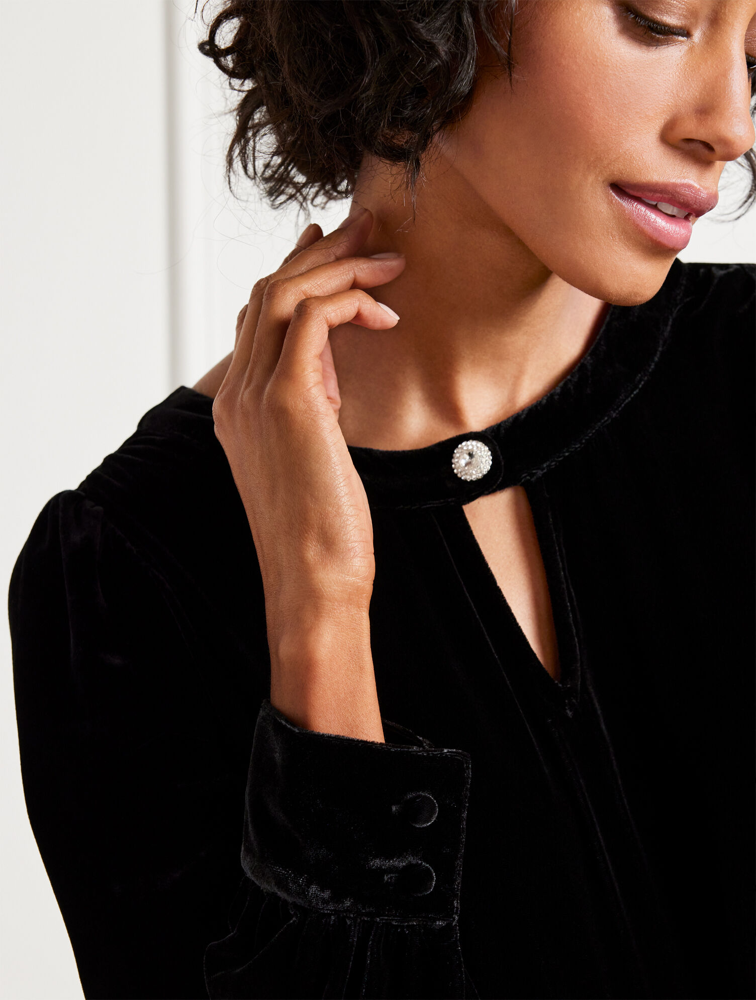 talbots velour tops