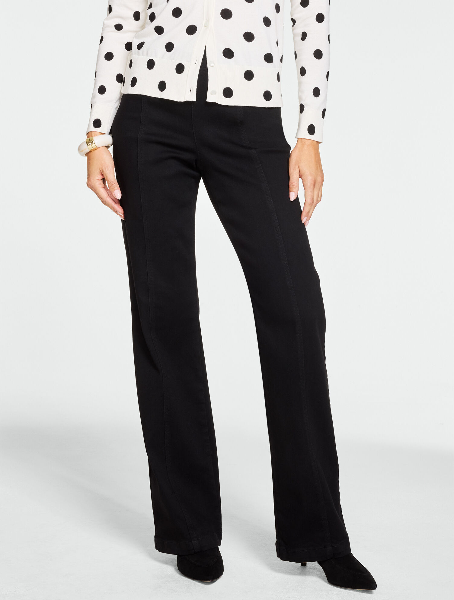 Trouser Pull-On Travel Jeans - Ink