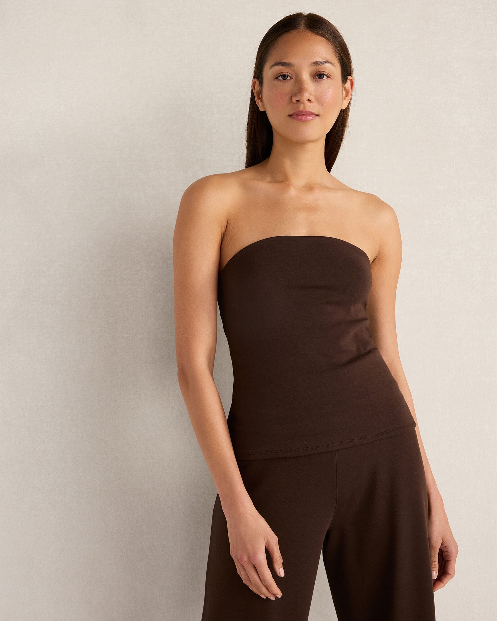Organic Cotton Modal Strapless Top