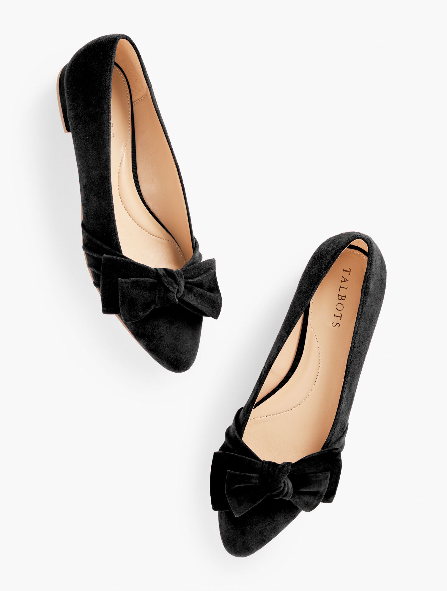 Edison Bow Flats - Suede
