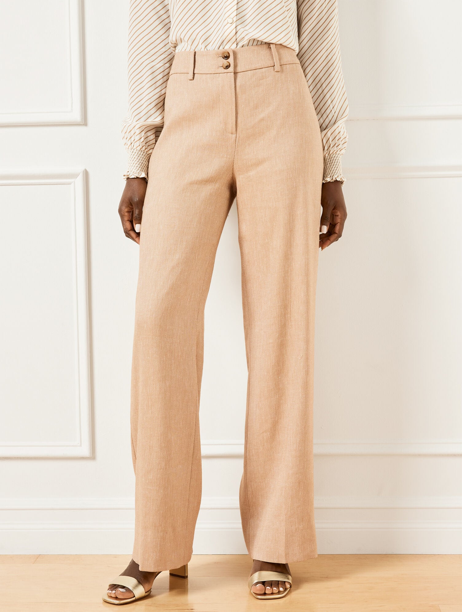 Pantalon Femme Talbots Taille 10 Beige Heritage Stretch – Neuf Avec étiquette