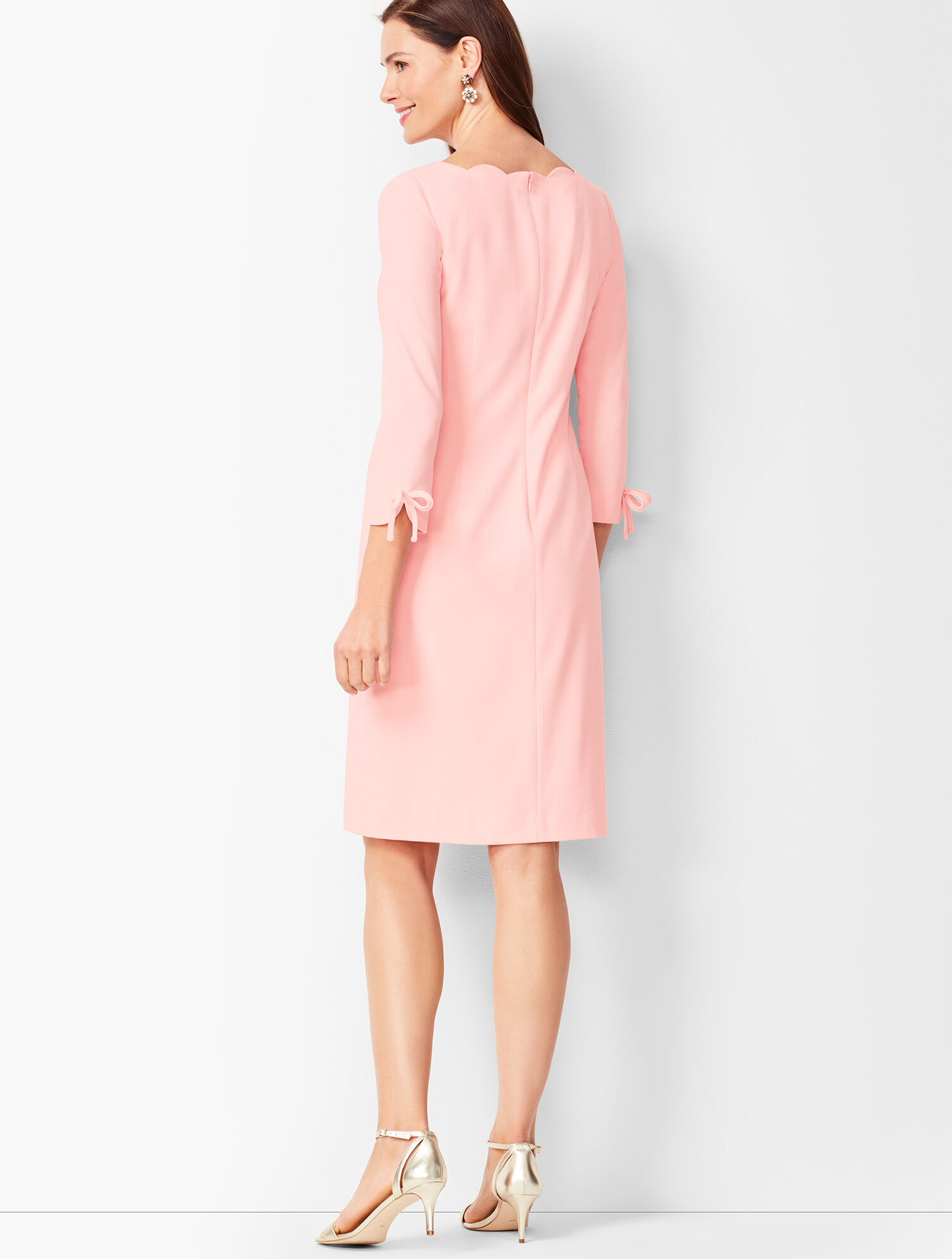 Crepe Shift Dress - Solid