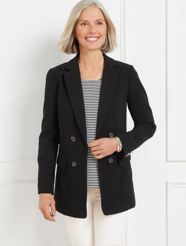 Tailored Stretch No Close Blazer | Talbots