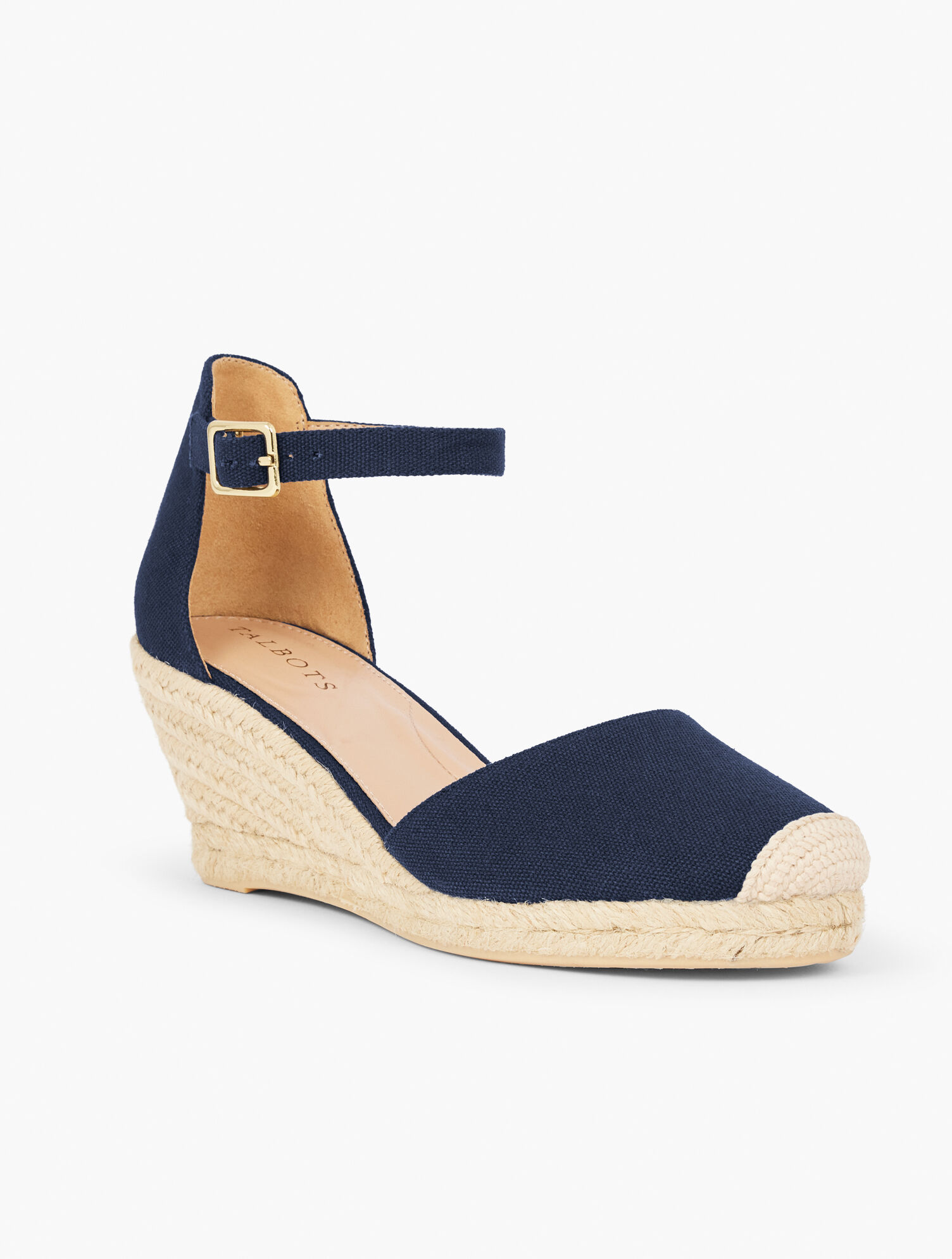Lyndsay Espadrille Wedges - Canvas