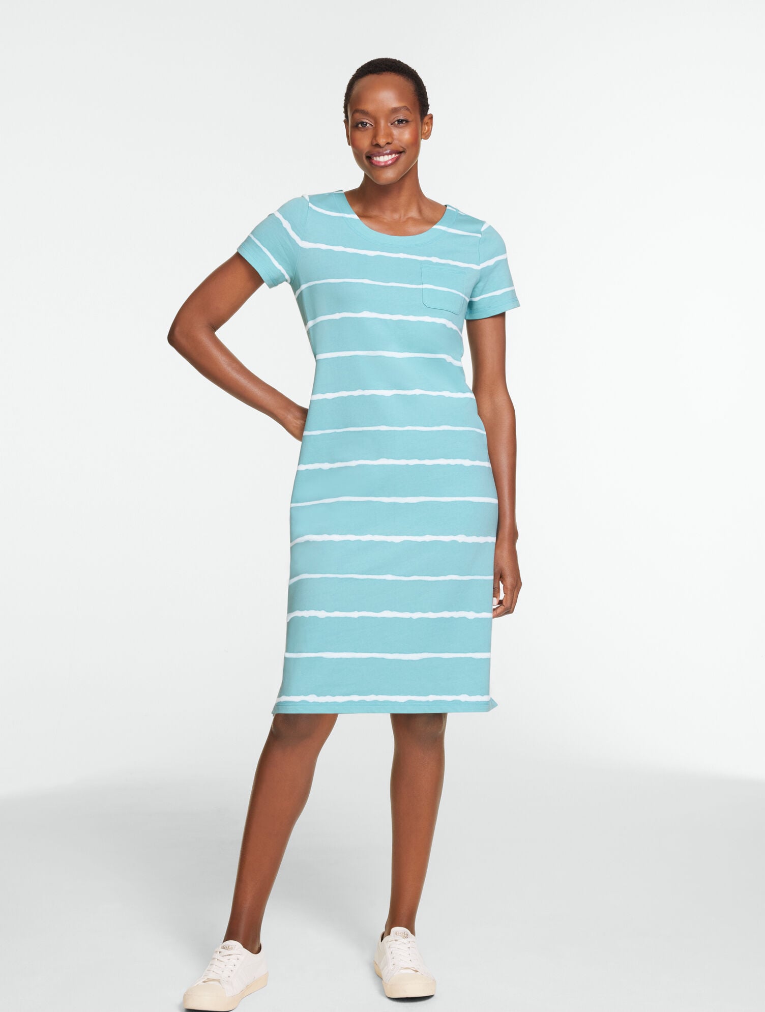 blue tye dye dress Santa Monica Maxi Dress main image 0
