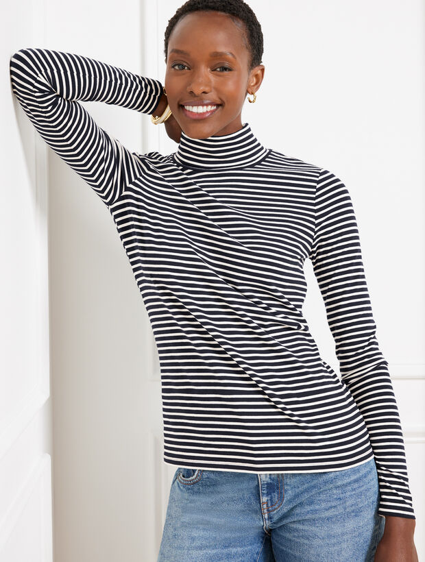 Classic Turtleneck - Cheer Stripe