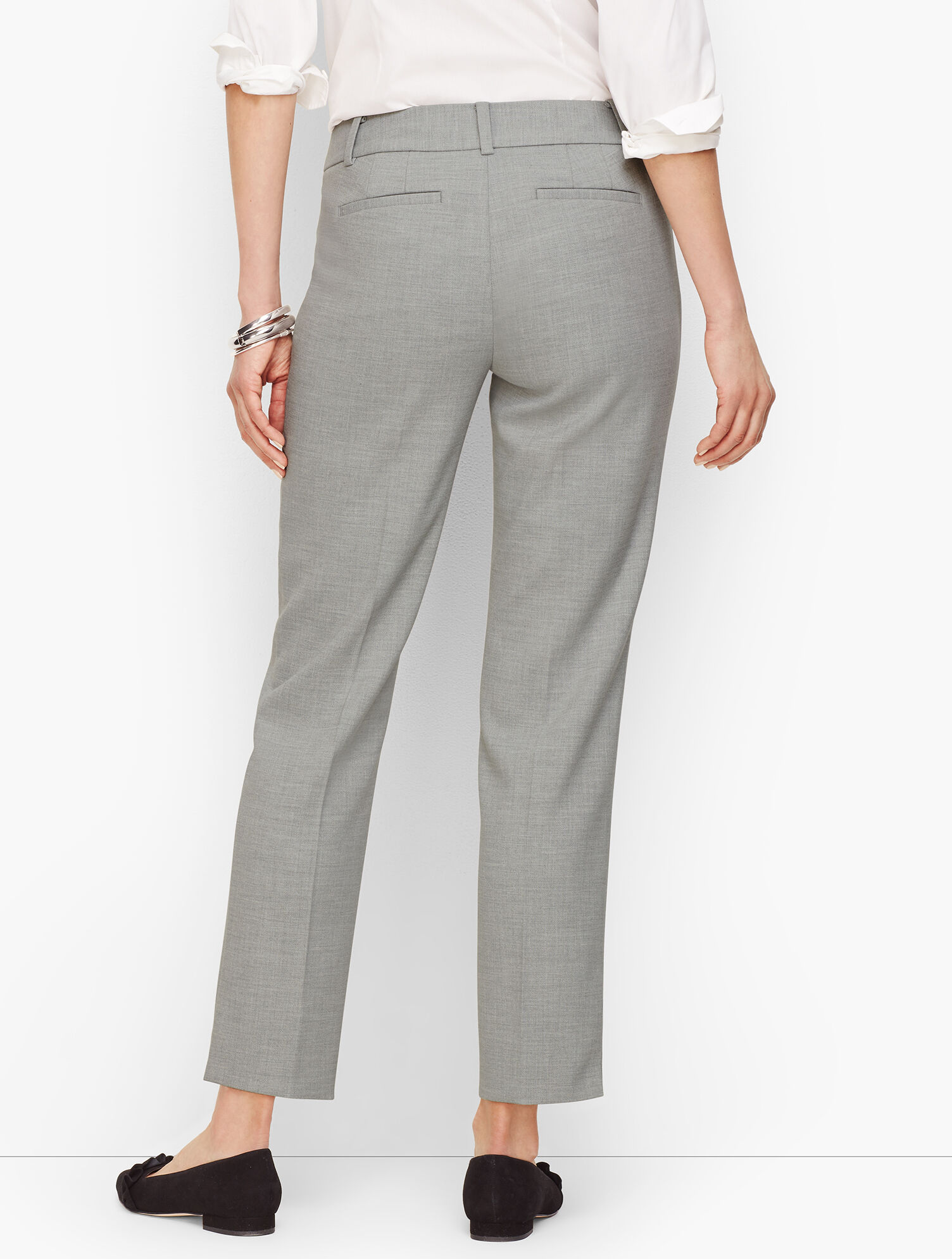Talbots Hampshire Ankle Pants - Jacquard Butterfly