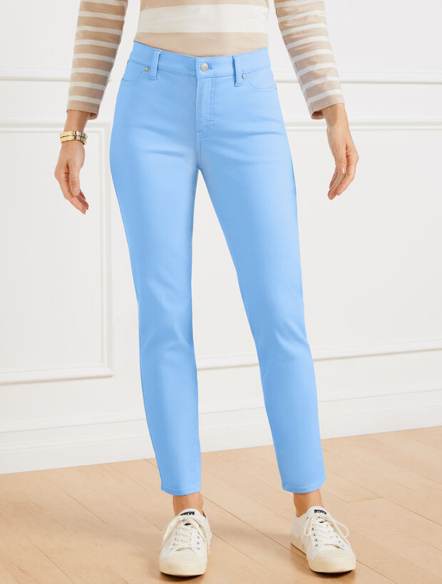 Sulby Jacquard Slim Ankle Pants with Cuffs main image 0