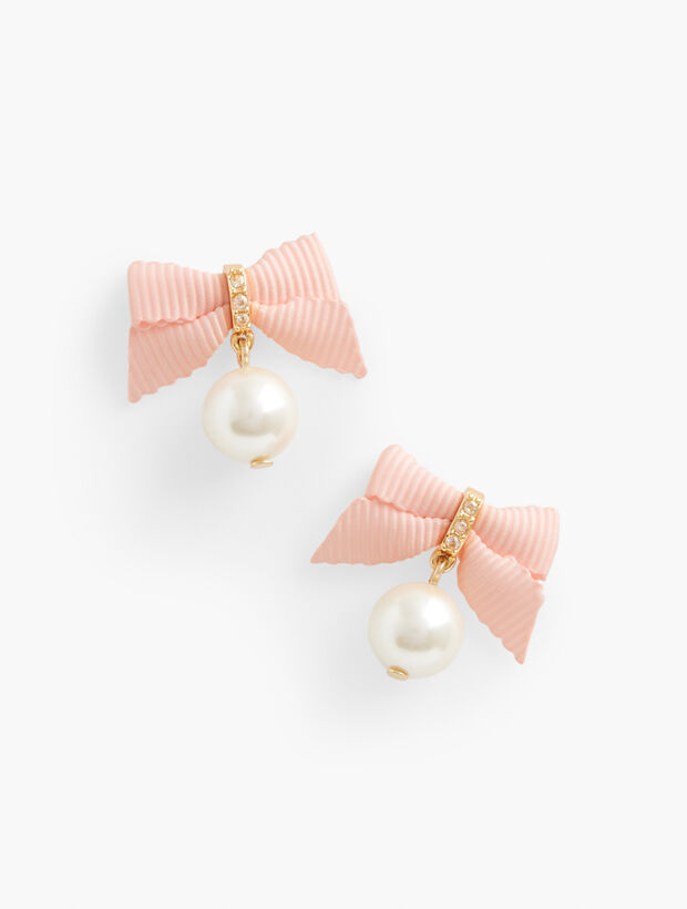 Bow Drop Earrings