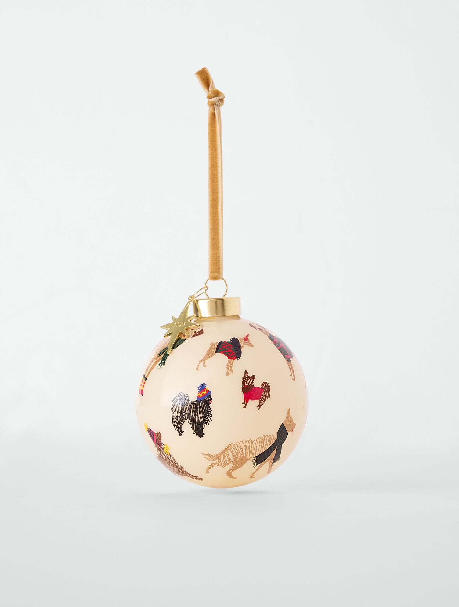 Scribble Dog Ornament