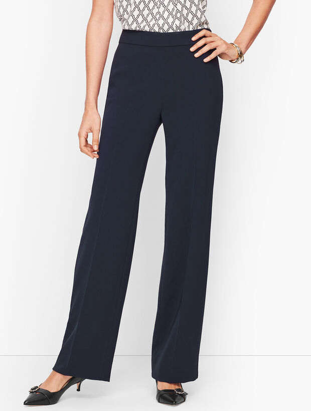 Easy Travel Wide-Leg Pants