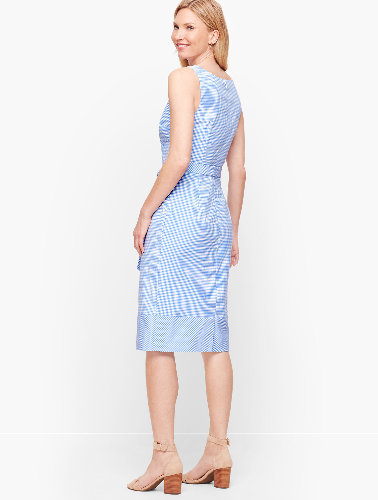 Gingham Sheath Dress