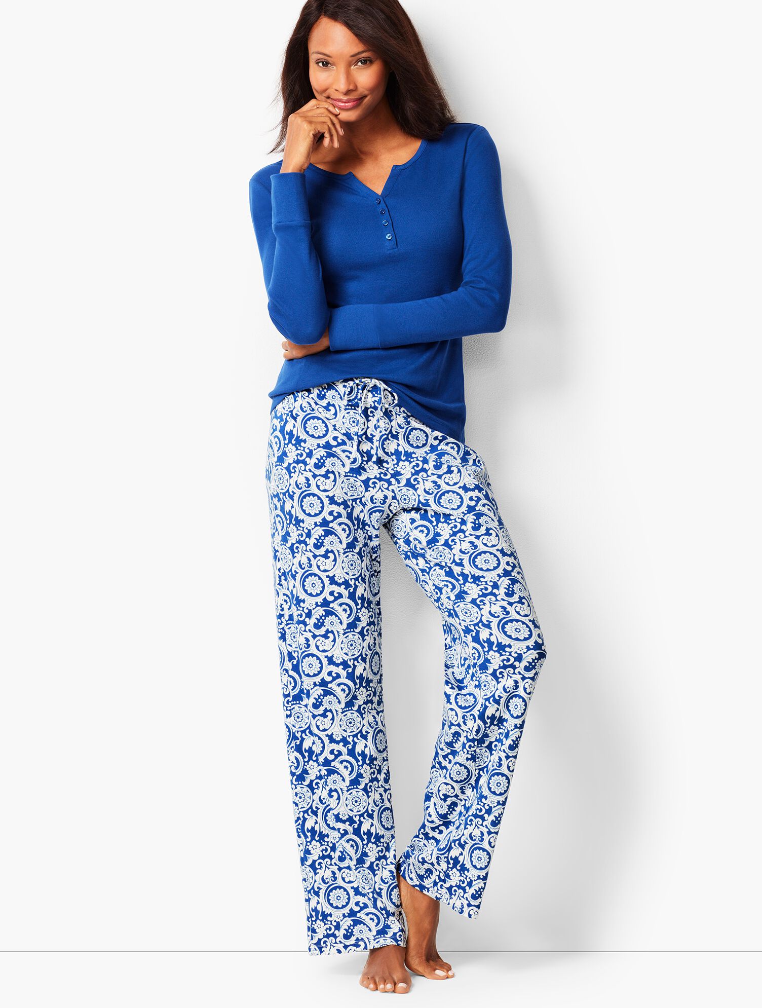 Pajama Set - Scrolling Floral